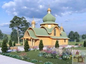 Зруб хрест план будівництво храму