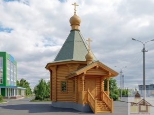 Будівництво дерев'яної церкви в Закарпатті з оциліндрованої колоди