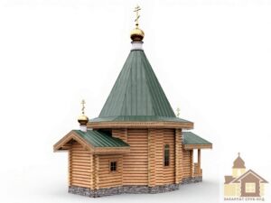 Купити зруб для дерев’яної сакральної архітектури в Україні