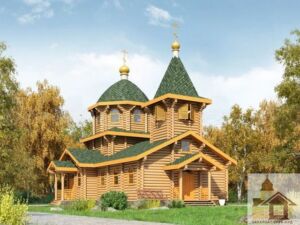 Дерев’яні церкви під ключ з екологічного зрубу для сучасного духовного комплексу