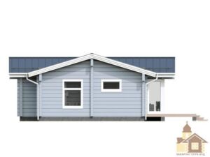 Дерев’яний будинок під ключ — енергоефективний зруб «Одеса Велес» 157 м² з натуральної колоди