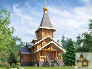 Дерев'яні храми України — проєкт ЗСБ-143 м² для будівництва.