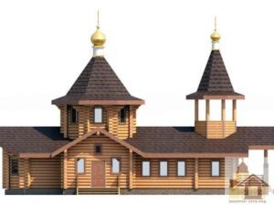 Екологічні дерев'яні церкви 140 м² від ЗСБ