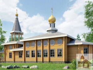 Екологічний церковний зруб 151 м² від ЗСБ