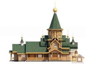 Купити дерев'яний храм ЗСБ-283 м² для вашої громади.