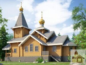 Сучасний дерев'яний храм ЗСБ-143 м² для вашої громади.