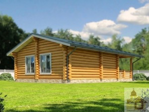 Будинок ручної рубки зі смереки Гірський Артефакт деталі з’єднання колод.
