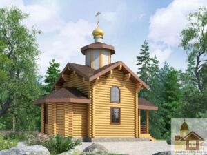 Дерев'яний храм 49 м² від ЗСБ