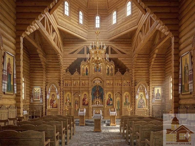Купити церкву дерев'яну за готовим проєктом