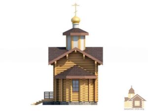 Церква з дерева під ключ 49 м²