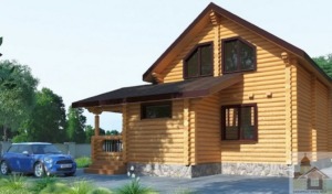 Купити зруб під ключ — двоповерховий будинок 119 м²