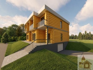 Міні-готель зруб замовити ціна панорамного готелю зі смереки