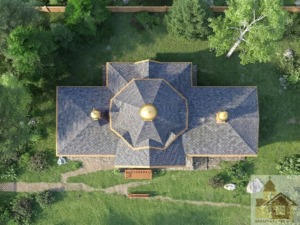 Дерев'яний храм 155 м² із профільованого бруса