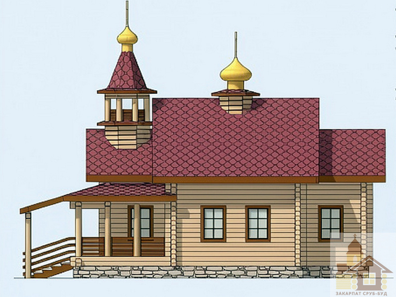 Зруб православного храму ціна та храмовий зруб зі смереки у карпатському стилі