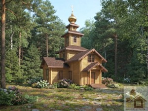 Купол дерев'яної церкви