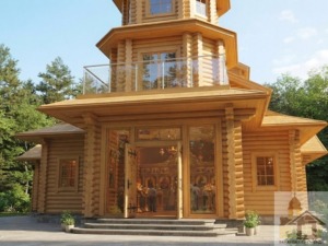 Монументальний дерев'яний собор