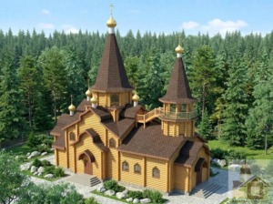 П’ятикупольні церкви зі зрубу під ключ
