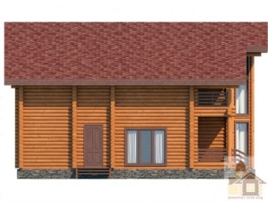 Шале під ключ з дерев'яного зрубу площею 250 м²