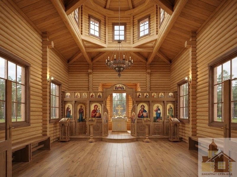 Вежа дерев'яної церкви