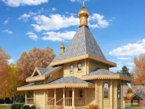 Церкви 120 м² будівництво восьмигранної дерев’яної церкви