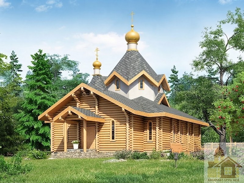 Замовити храм 155 будівництво дерев'яної церкви зі зруба