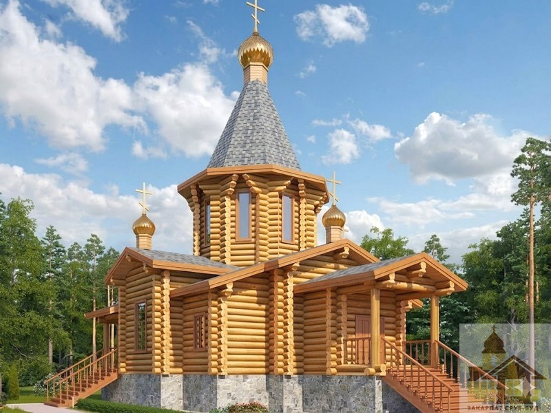 Замовити храм ціна будівництво каплиці зі зрубу