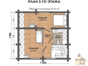 Проекти дерев'яних будинків ціна будинок-баня зі зрубу 130 м2