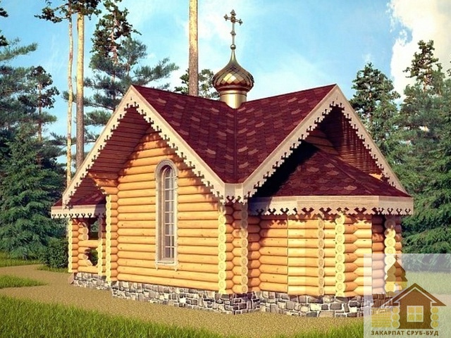 Дерев’яна церква зі зрубу — будівництво храму під ключ