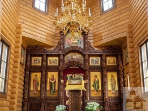 Дерев'яний православний храм з куполом площею 87 кв м від Закарпат Зруб-Буд.
