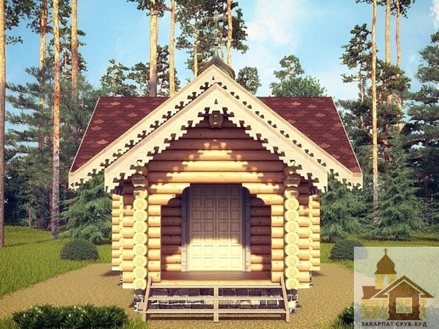 Купити дерев’яну церкву під ключ — храм зі зрубу від Закарпат Зруб-Буд