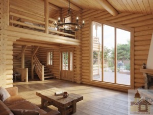 Купити зруб дерев'яного котеджу 122 м² із карпатської смереки