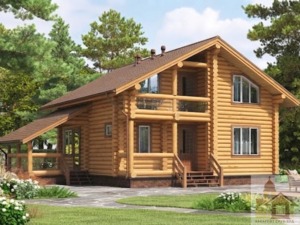 Ціна котеджу з дерева 122 м² від виробника Закарпат Зруб-Буд