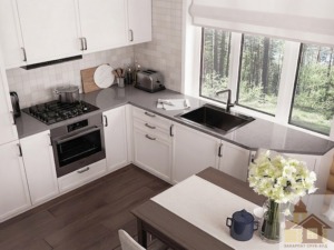 Замовити котедж із дерева площею 122 м² за індивідуальним проєктом