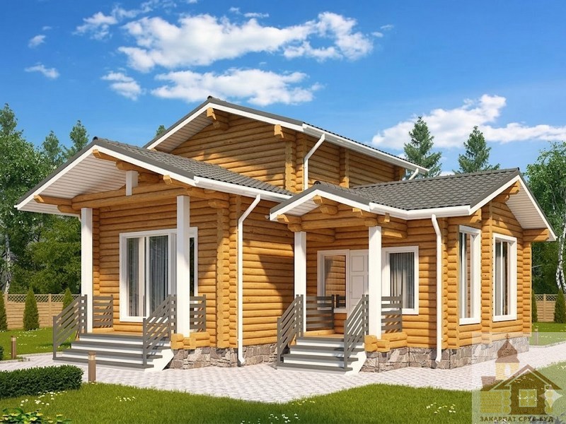 Купити дикий тес для будівництва будинку зі смереки ручної рубки
