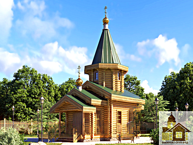 Будівництво дерев'яної церкви під ключ — зведення на основі вашого проекту