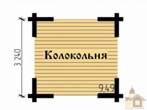 Дерев'яний храм 183 м² під ключ