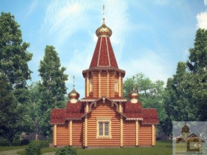 Храм під ключ ціна Киев — інтер’єр дерев’яної церкви 63 м²