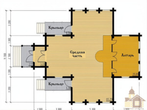 Християнські церкви з дерев’яного зрубу