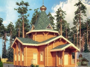Церква під ключ із натурального дерев’яного зрубу