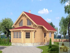 Будинки зі зрубу за проектом Яворова Мрія — дерев’яні будинки проекти та будівництво