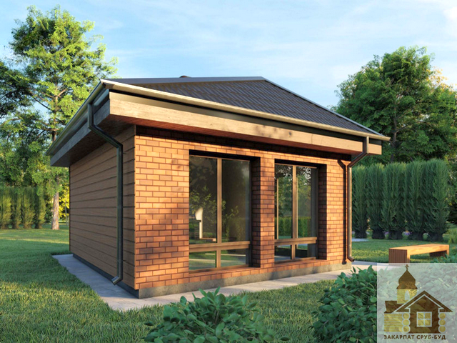 Купити зруб із дерева для створення альтанки у стилі Місячна арка