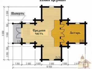 Професійне ручне рублення дерев'яного храму з карпатської смереки від Закарпат Зруб-Буд.