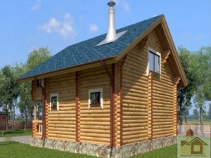 Професійне виготовлення зрубів у чашу в обло для дерев’яної лазні «Смерековий Шепіт Карпат».