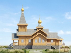 Закарпатські церкви з дерев'яного зрубу зі смереки 142 м²