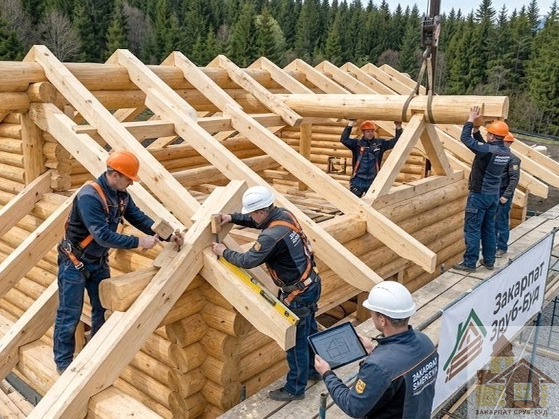 Вибір форми даху для зрубного будинку від виробника