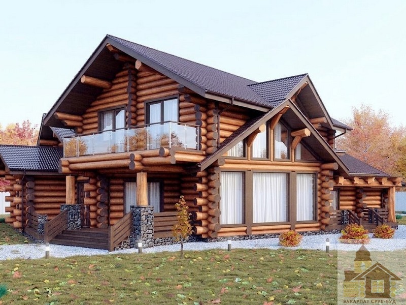 Будинок 299 м² під ключ — планування з окремими санвузлами