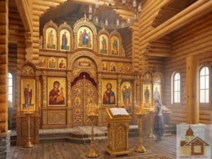 Церква 121 м² на замовлення з дерев’яною конструкцією внутрішнього простору