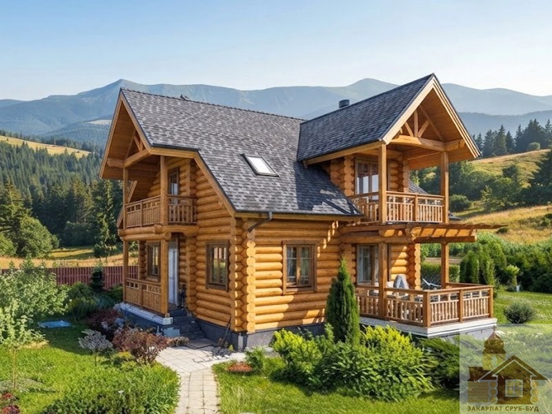 Будинок 124 м² з карпатської смереки для тих, хто планує купити дерев’яний будинок